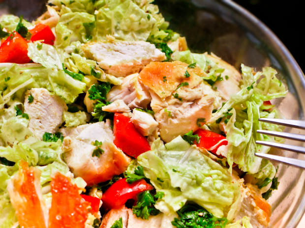 Salade-poulet-ete-chaud-froid-mincir
